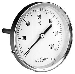 Thermometers with Bimetal coil - Industry version