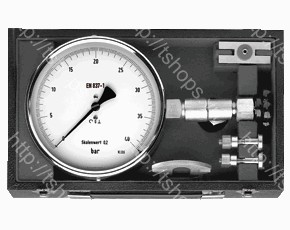 Test Pressure Gauges with Bourdon Tube in Case MAN-FG1B