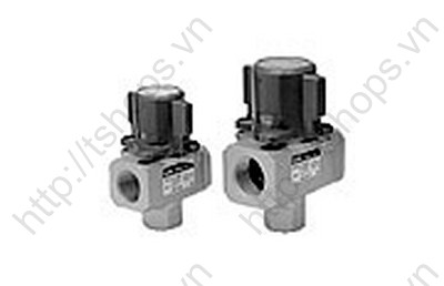 Conforming to OSHA Standard/Pressure Relief 3 Port Valve with Locking Holes (Double Action Type)   VHS 