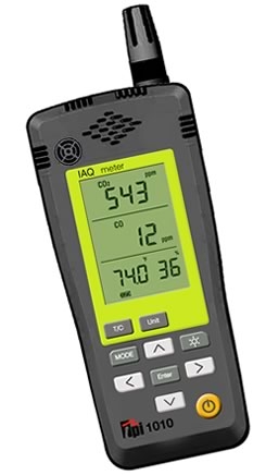 TPI-1010 CO2, CO, Temperature and Humidity IAQ Meter