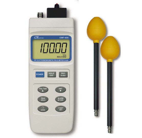 Máy đo từ trường và điện trường Lutron EMF-839 (0-9,9999 mW/cm2)