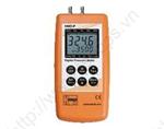 Hand-Held Pressure Measuring Device for Differential Pressure for 2 Integrated Sensors HND-P126, -P236