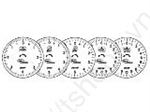 Dial Styles for ANSI/AGD Groups 1 thru 4 Balanced Dials
