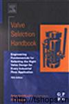 Valves Selection Handbook 5th Edition